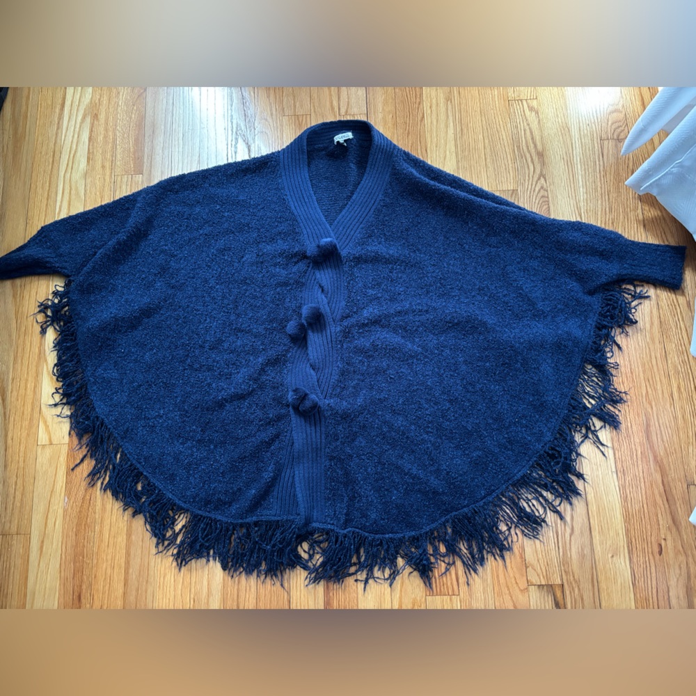 Blue Women's Poncho